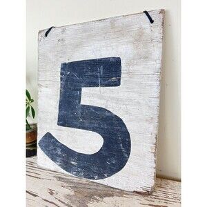 Vintage Rustic Primitive General Store Stall Wooden Hand Painted Sign 15.5”x13”